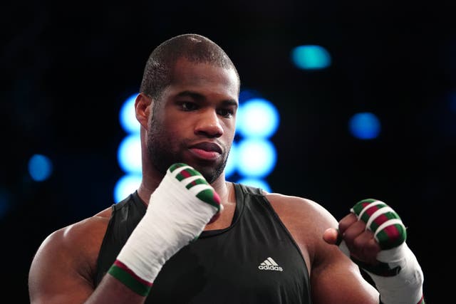 Daniel Dubois, pictured, will fight on the undercard of Tyson Fury and Derek Chisora’s world title fight (Zac Goodwin/PA)