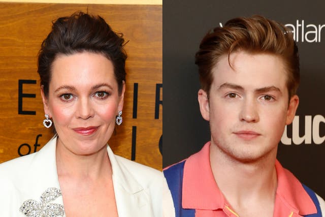 <p>Olivia Colman and Kit Connor</p>