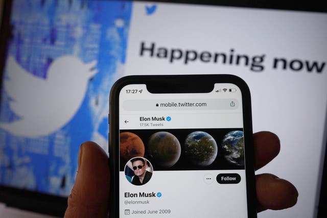 Hate speech on Twitter is rising under Elon Musk’s ownership, online safety campaigners have said, despite the billionaire’s claims that it has been declining (Yui Mok/PA)
