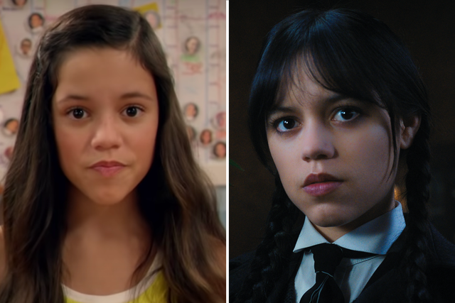 <p>Jenna Ortega in ‘Stuck in the Middle’ and ‘Wednesday’</p>