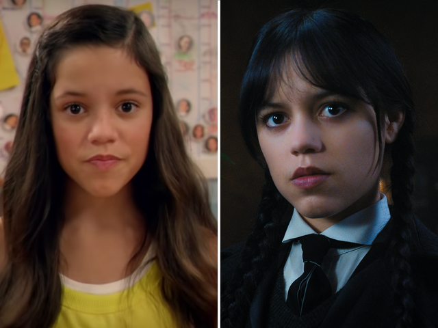 <p>Jenna Ortega in ‘Stuck in the Middle’ and ‘Wednesday’</p>