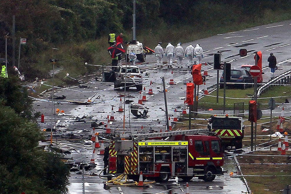 Families of Shoreham Airshow disaster victims pay tribute to lost loved