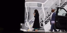 Meghan Markle seen boarding private jet after William and Kate flew commercial to climate change event