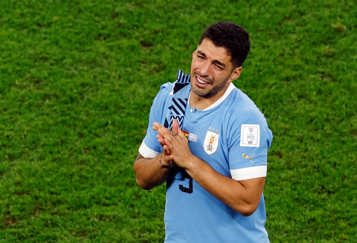 Tears for Suarez! Uruguay fall at group stages after Portugal fail to do  them a World Cup favour