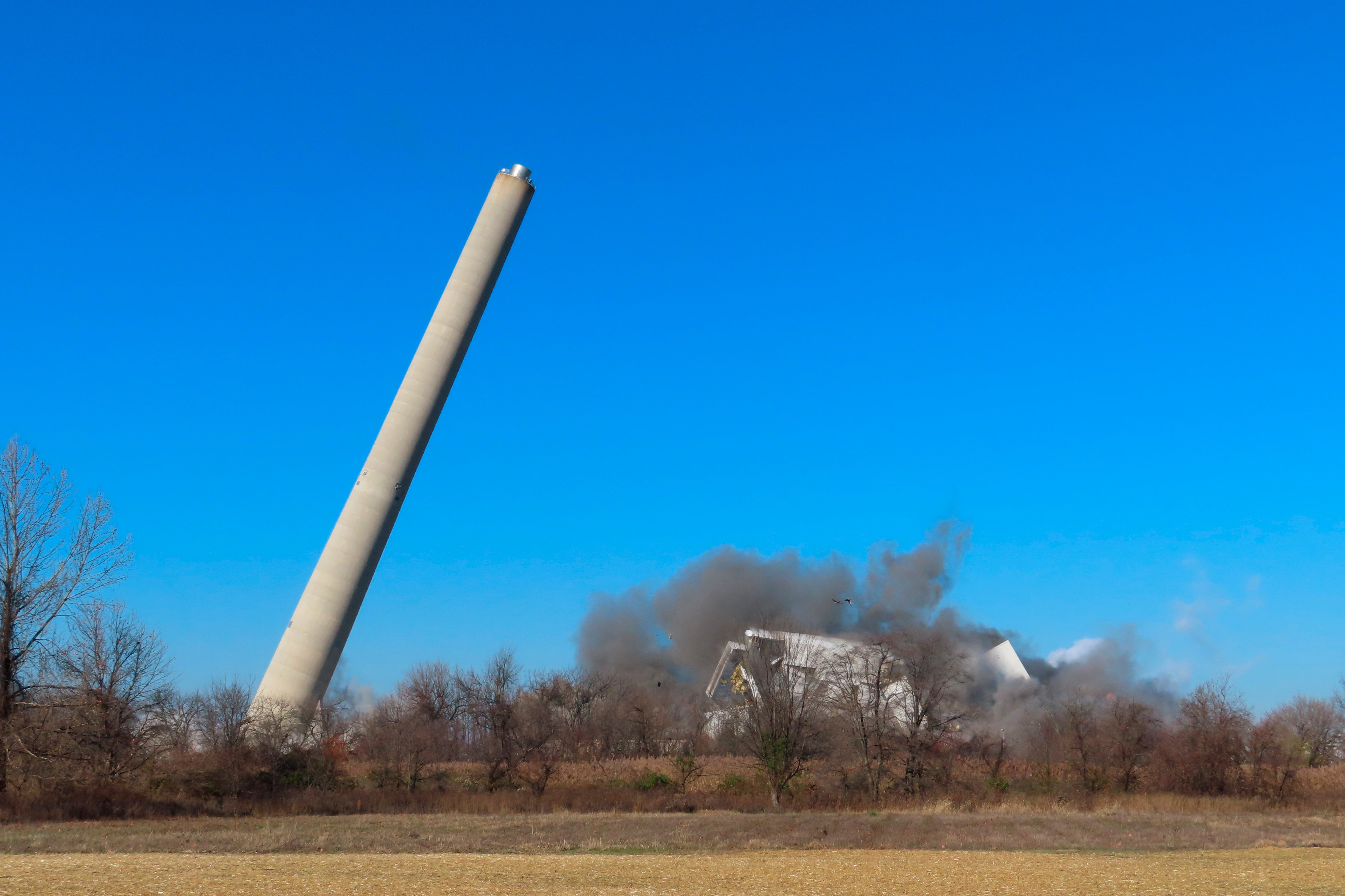 NJ Power Plant Implosion