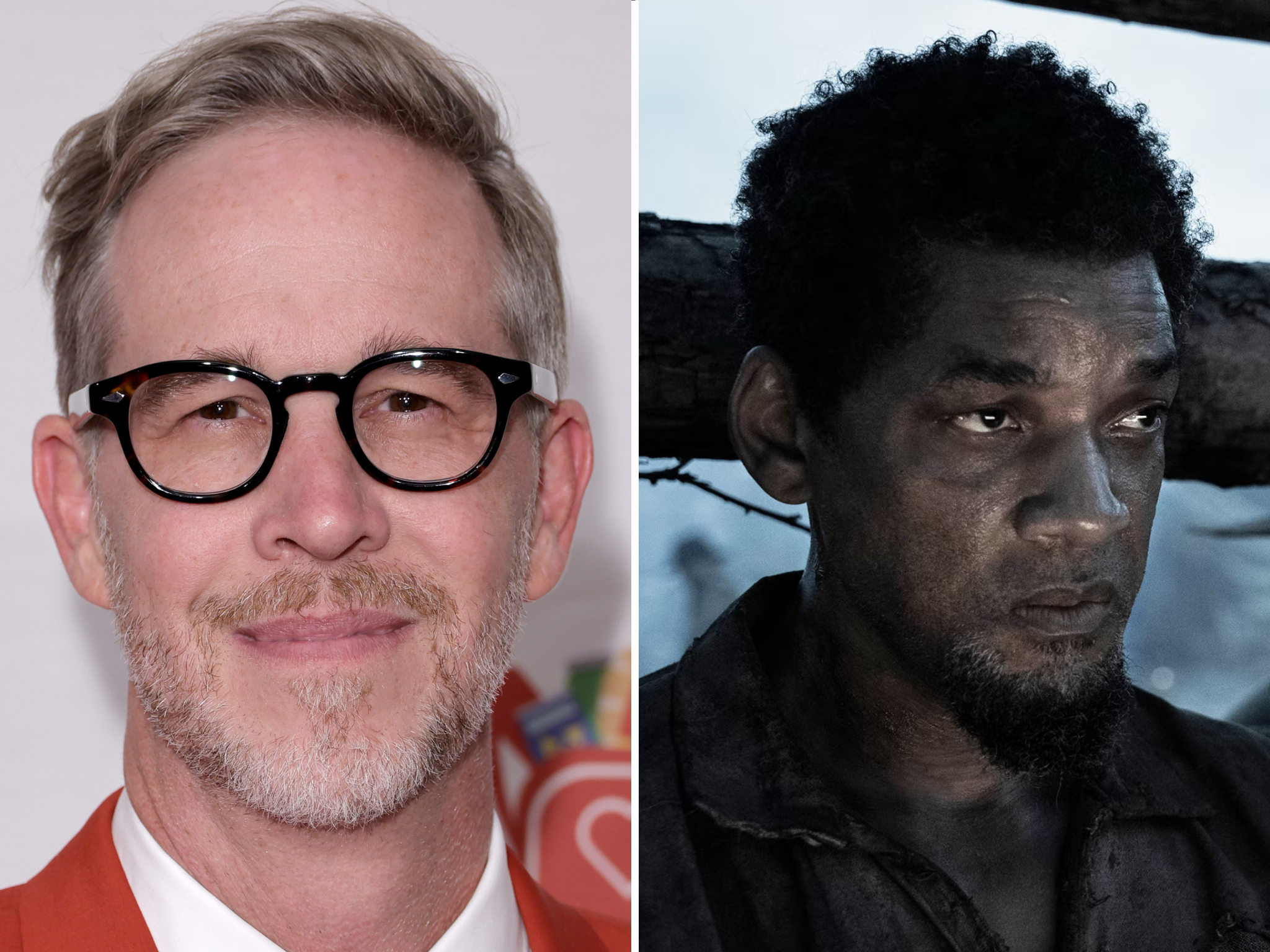 <p>Joey McFarland and Will Smith in ‘Emancipation’</p>