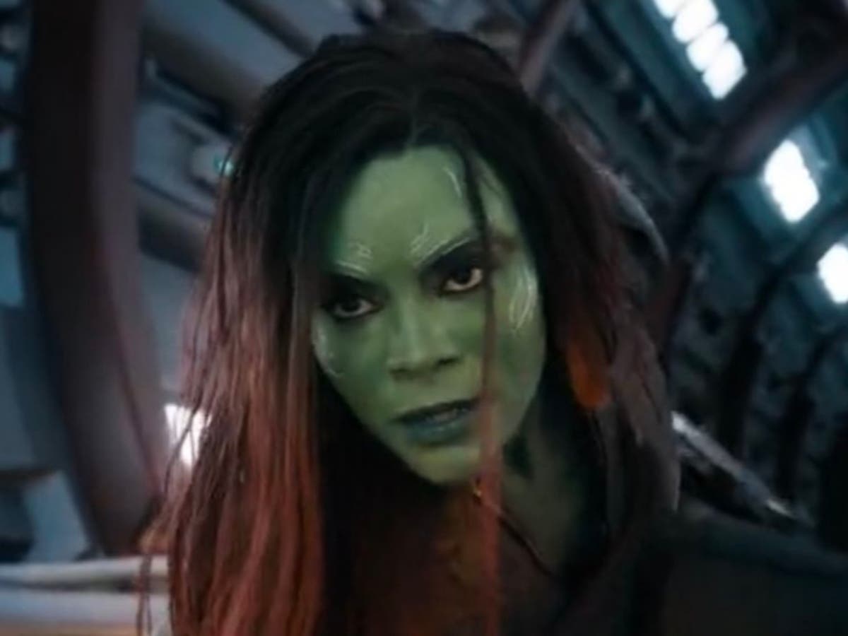 Marvel fans left confused by Gamora’s appearance in Guardians of the Galaxy Vol 3 trailer - The Independent