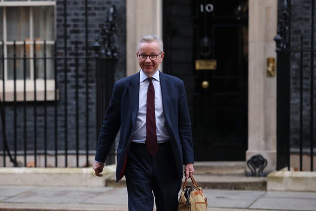 <p>Michael Gove denied that it was ‘obvious’ he was standing down at the next national ballot</p>