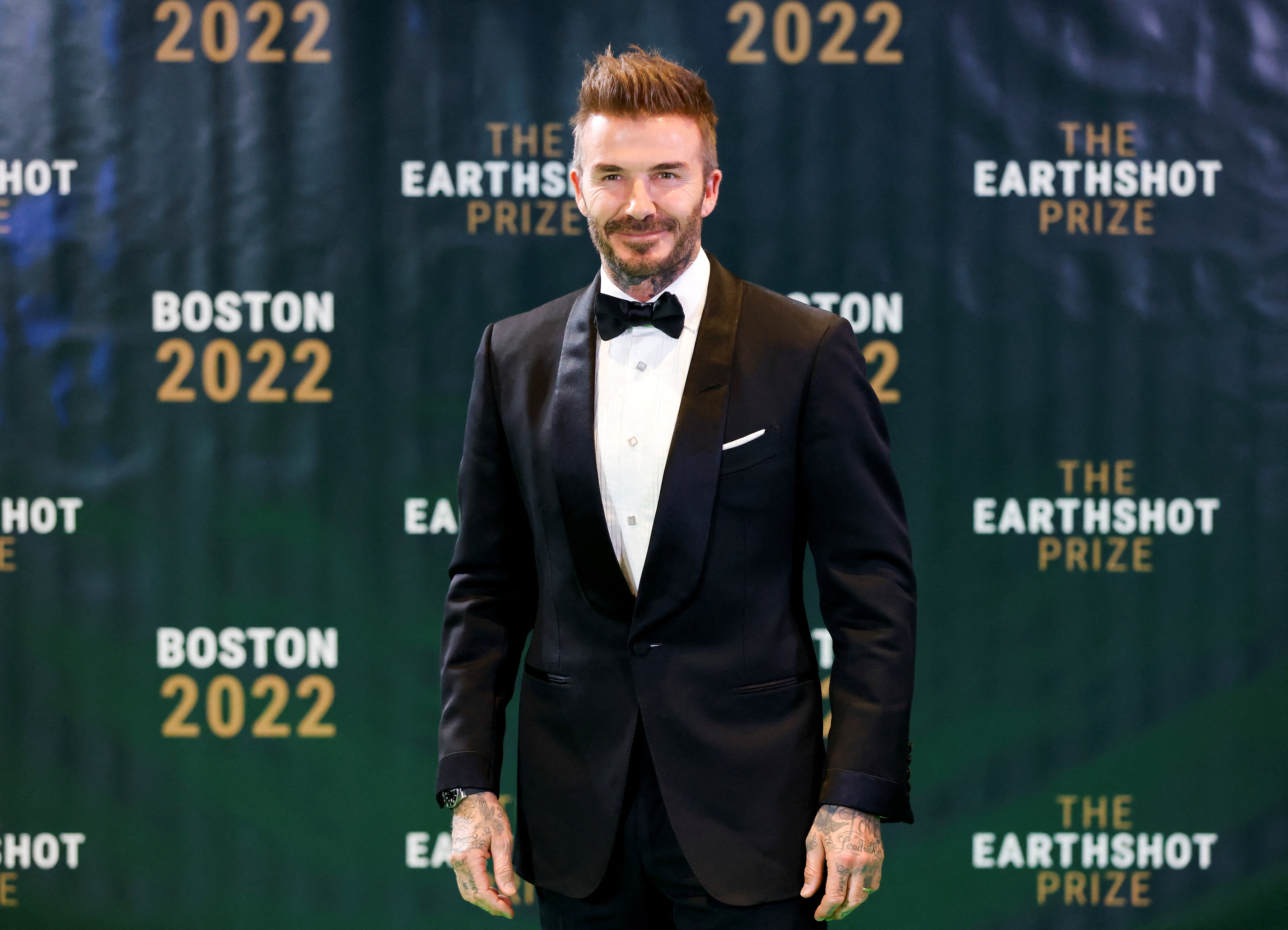 David Beckham attends the second annual Earthshot Prize Awards