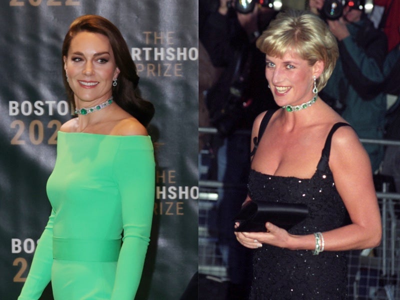 Princess Kate wears Princess Diana’s emerald choker to Earthshot Prize ...