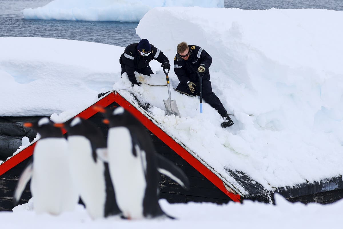 Sailors dig out world s most remote post office in