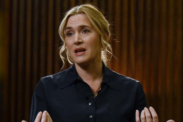 Kate Winslet appeared on Sunday With Laura Kuenssberg (Jeff Overs/BBC/PA)