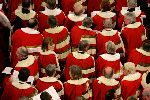 <p>Labour announced its desire to scrap the Lords earlier this week </p>