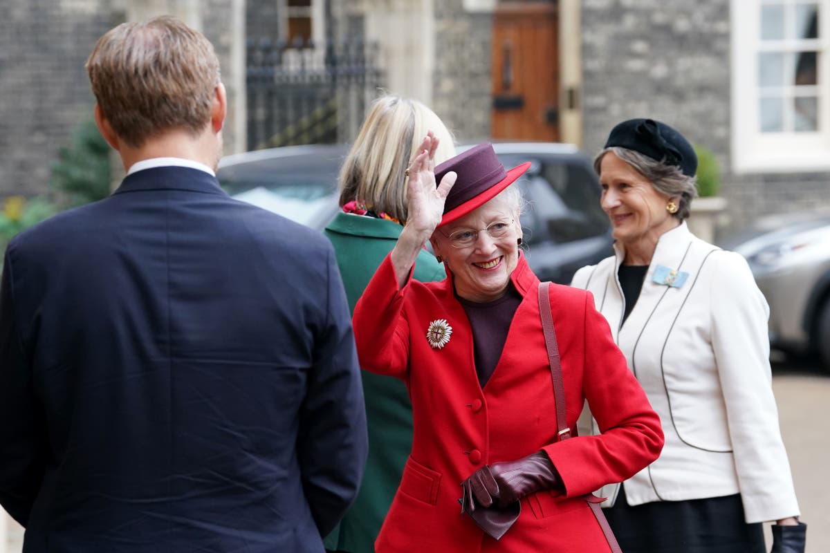 Denmark&rsquo;s Queen Margrethe marks golden jubilee at London church service