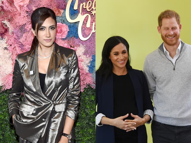 <p>Mandana Dayani (left) has stepped down as president of Prince Harry and Meghan Markle’s Archewell Foundation</p>