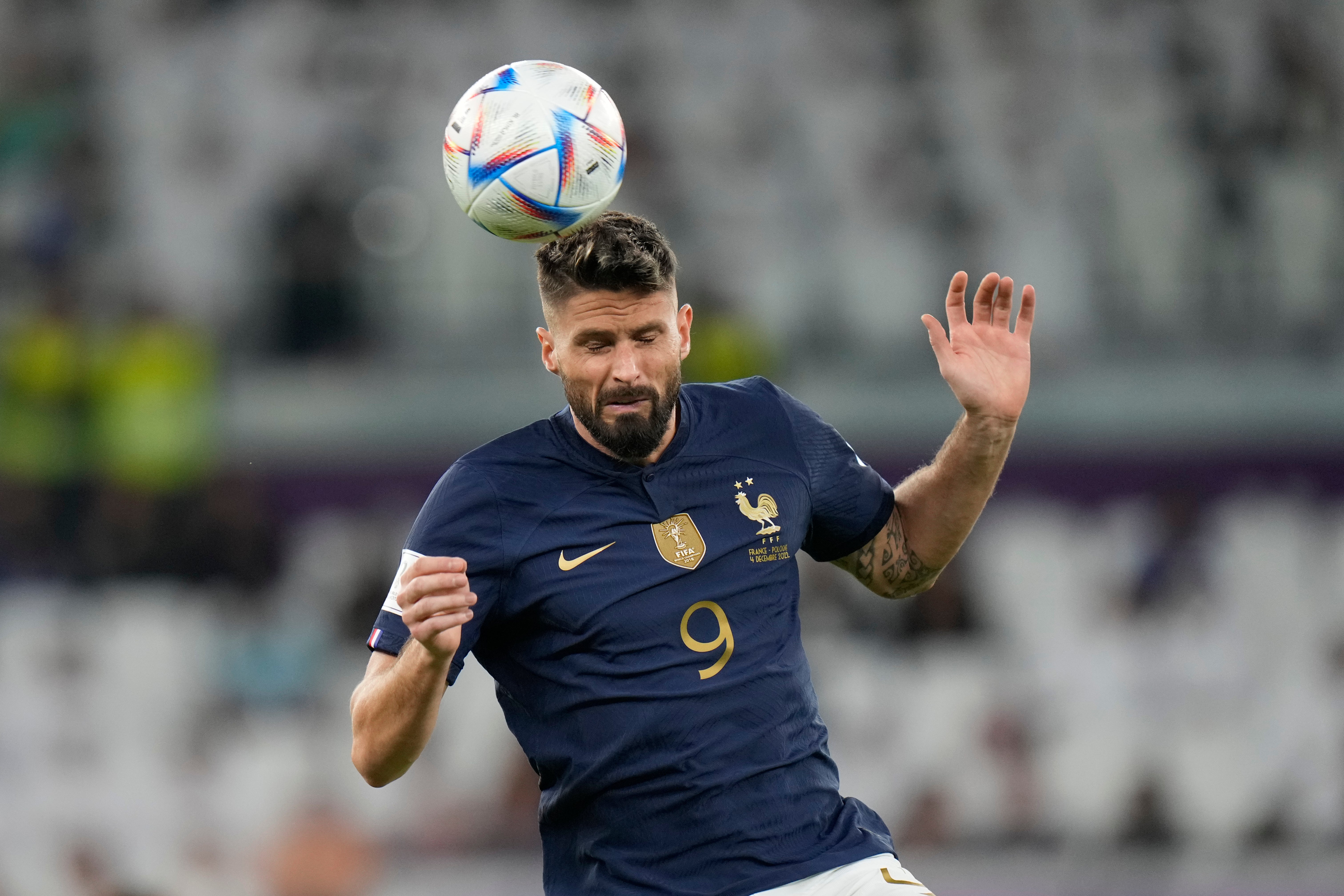 Olivier Giroud’s physical presence up front has helped unlock Mbappe