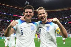 England stroll into World Cup quarter-finals on night where previous sides may have buckled