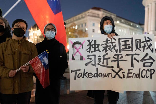 China Protests Washington