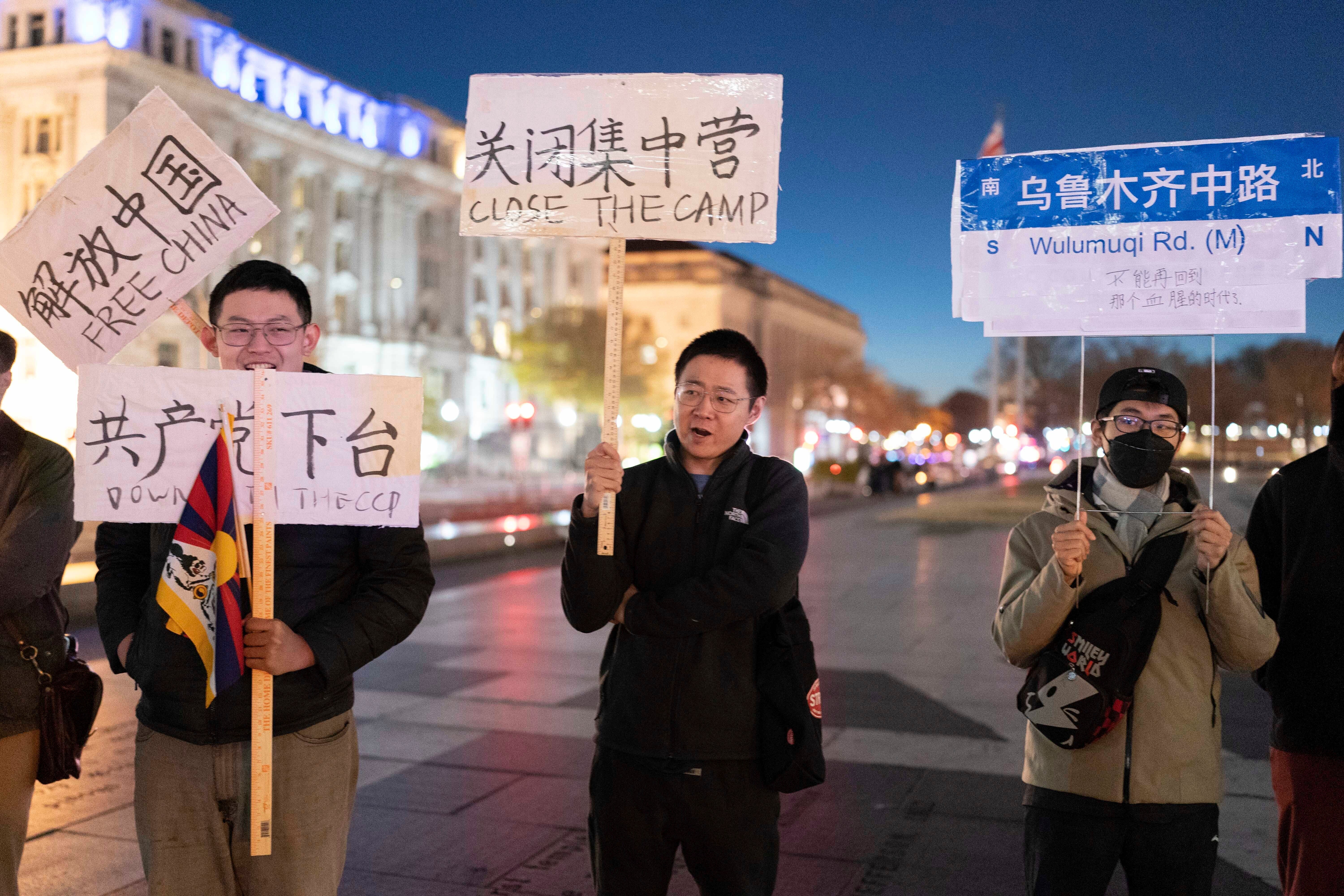 China Protests Washington