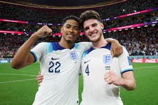 England ‘silencing the critics’ to strike fear into others at World Cup, Declan Rice says