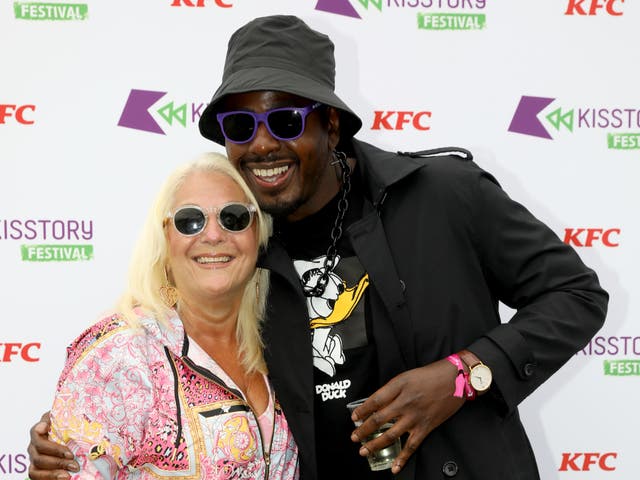 <p>Vanessa Feltz and her partner Ben Ofoedu in 2021</p>