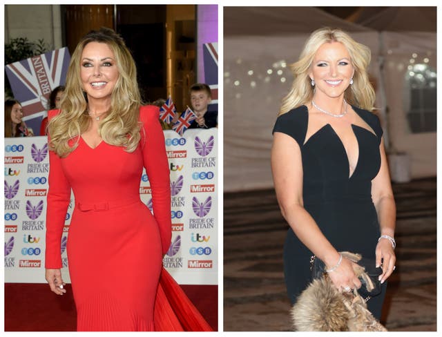 <p>Carol Vorderman appeared to hit out at Michelle Mone on Twitter</p>