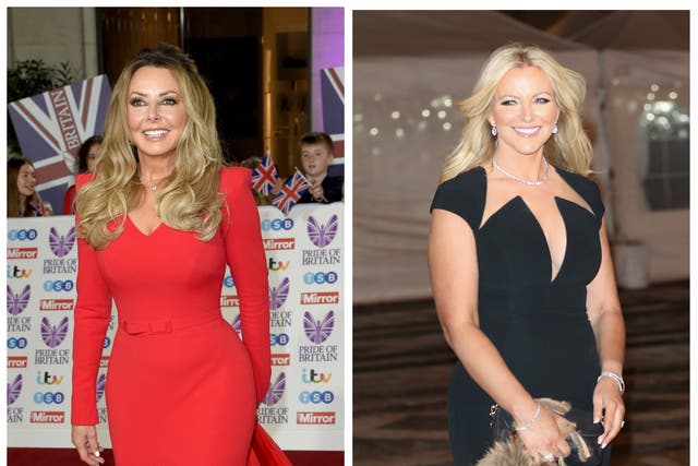 <p>Carol Vorderman appeared to hit out at Michelle Mone on Twitter</p>