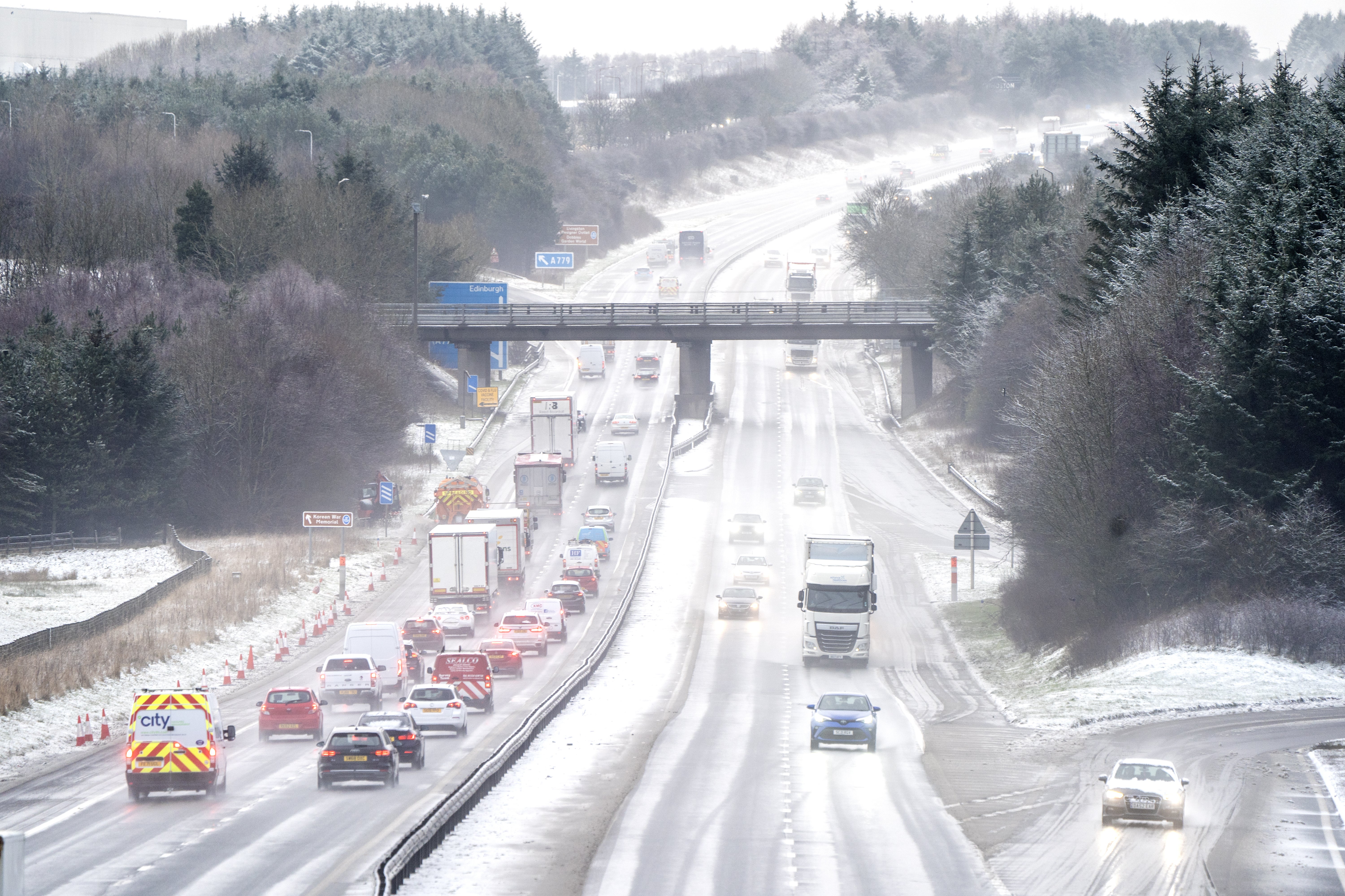 Drivers have been warned of icy conditions