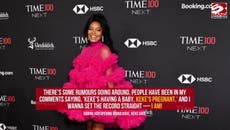 Keke Palmer rips open blazer as she addresses pregnancy rumours during Saturday Night Live monologue