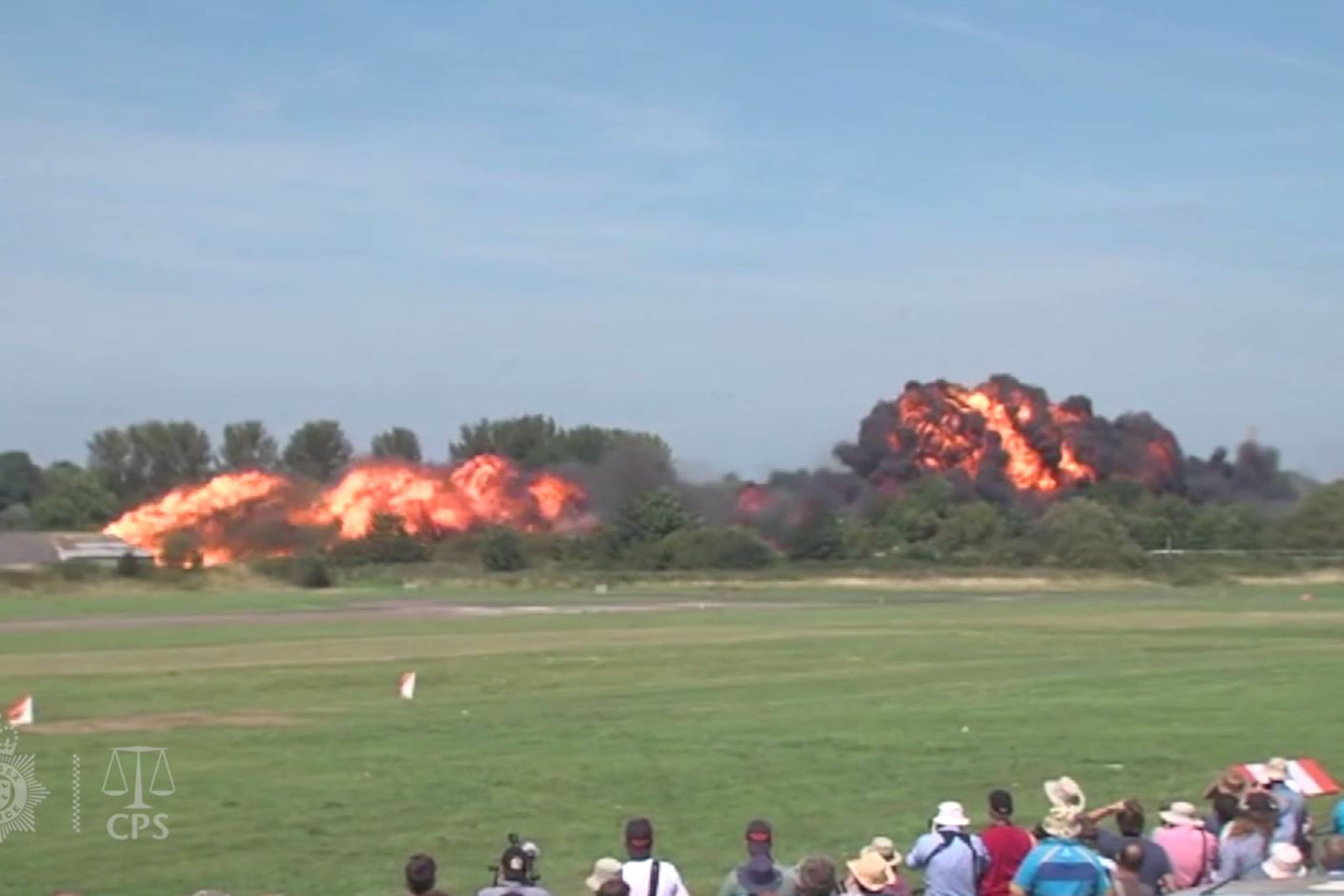 The crash during the Shoreham Airshow on August 22 2015