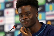 England have nothing to fear against France in World Cup quarter-finals, Bukayo Saka claims