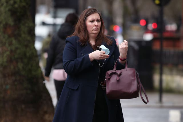 Met forensic scientist Ursula Collins arrives at court (Yui Mok/PA)