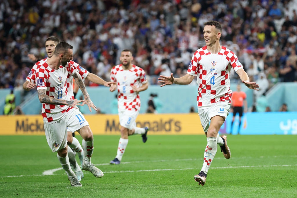 Perisic equalised for Croatia to force extra-time