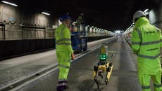 Robot dog named ‘Dave’ helping build tunnel at Heathrow Airport