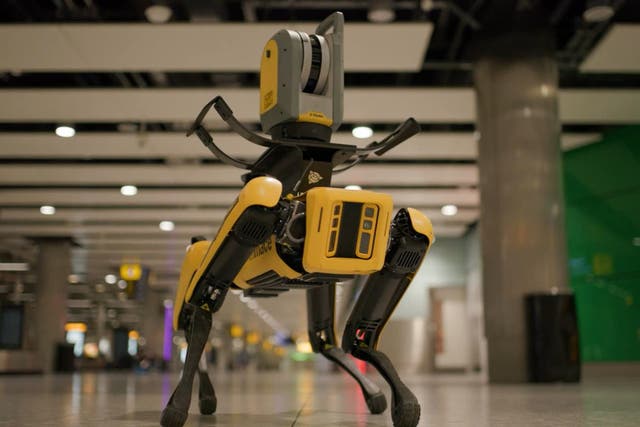 Dave was designed by US robotic company Boston Dynamics.
