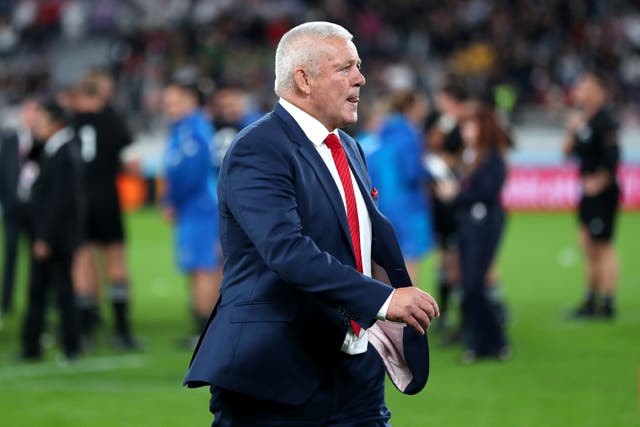 Warren Gatland is back for a second coaching stint with Wales (David Davies/PA)