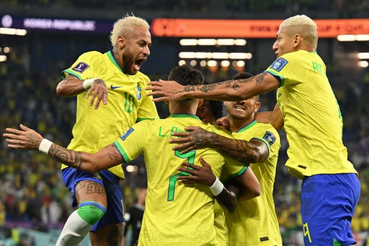 Brazil put on spectacular exhibition to delight World Cup and reach quarter-finals