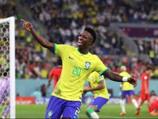 Brazil vs South Korea player ratings: Vini Jr stars despite Neymar return