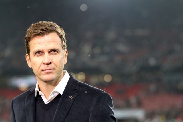 Oliver Bierhoff has left his role as Germany’s sporting director with immediate effect (Lynne Cameron/PA)