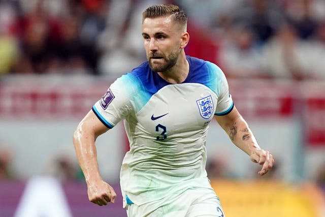 Luke Shaw is wary of the threat posed by France (Mike Egerton/PA)