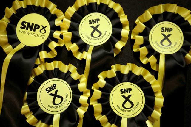 SNP MPs will vote on the party’s new Westminster leader on Tuesday (Jane Barlow/PA)