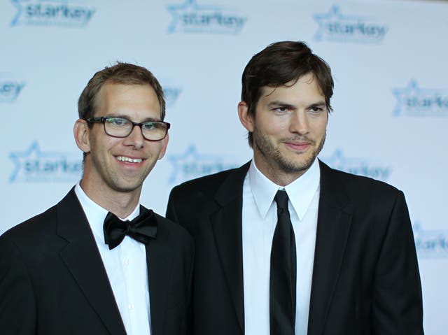 <p>Michael Kutcher and Ashton Kutcher</p>