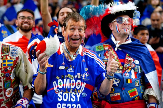 France take on England in the World Cup on Saturday (Mike Egerton/PA)