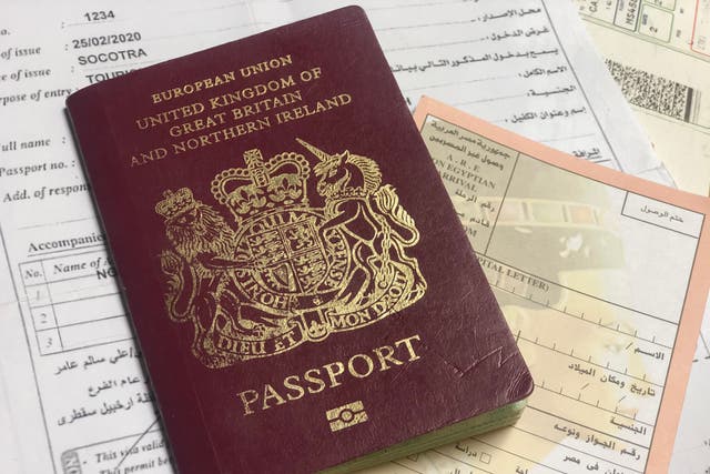<p>Check point: Please ensure your passport will not run out soon </p>