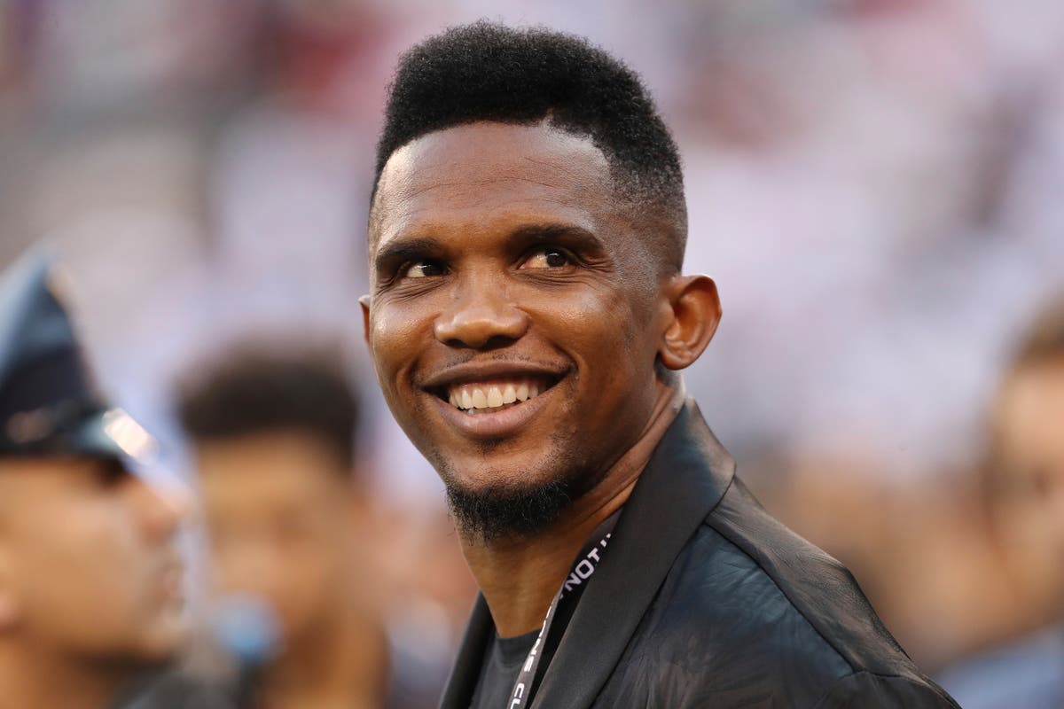 Samuel Eto’o caught on camera appearing to attack man after World Cup
