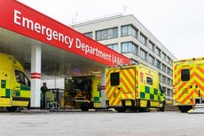 Strike news – live: Ambulances ‘will not attend to elderly falls at home on walkout days