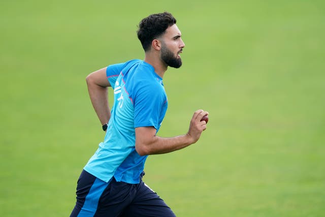 England’s Saqib Mahmood is battling back from injury (Mike Egerton/PA)