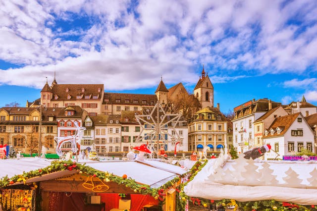 <p>Basel’s Christmas markets light up its city squares</p>