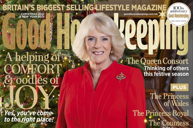<p>The Queen Consort on the front cover of their Christmas 2022 and New Year 2023 issue</p>