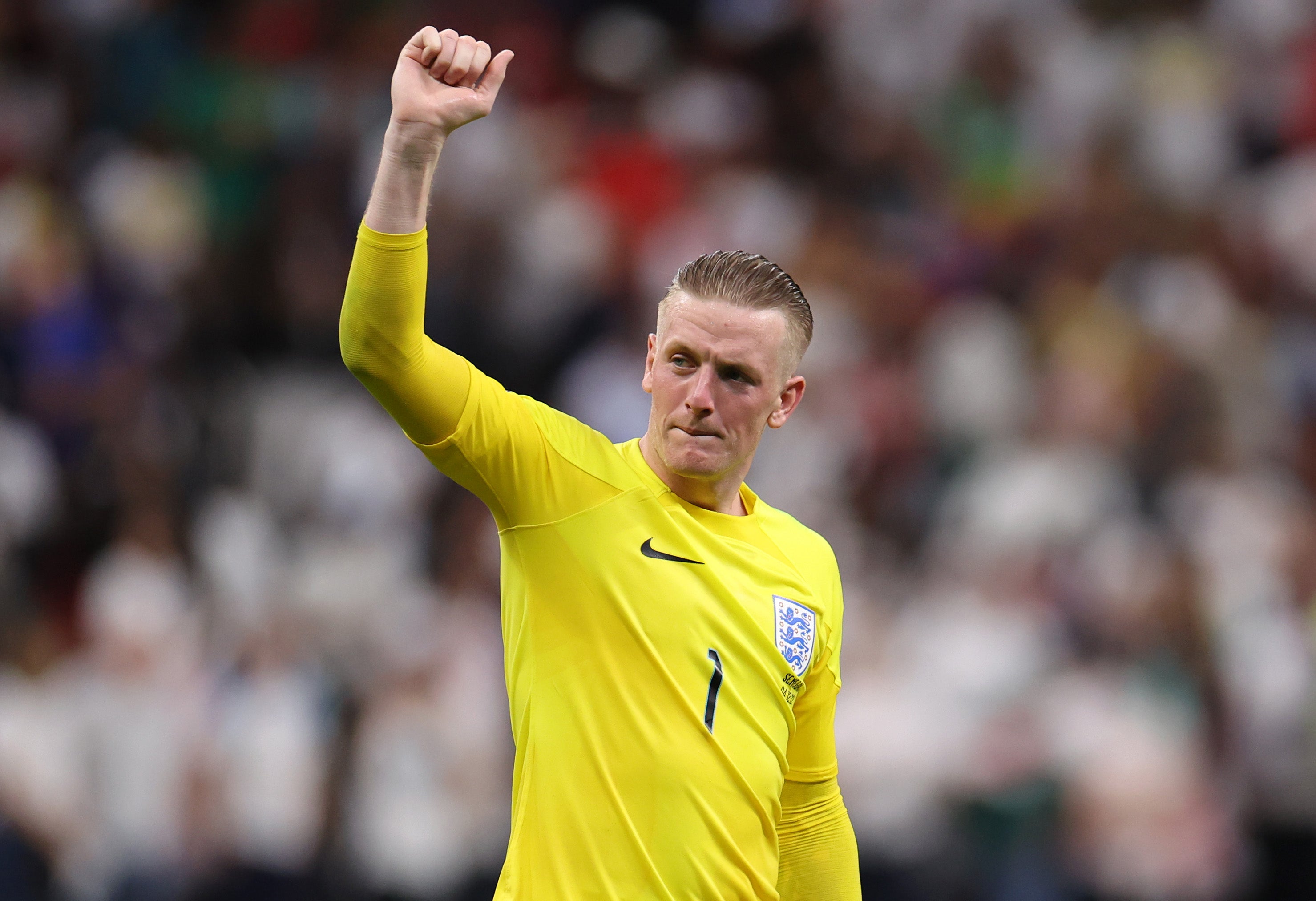 England goalkeeper Jordan Pickford is intent on celebrating more clean sheets as he prepares for his 50th cap against France